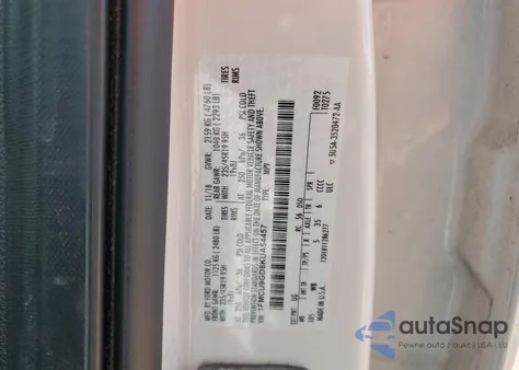 2019 Ford Escape Se из США, поврежденный, VIN 1FMCU9GD8KUA54457